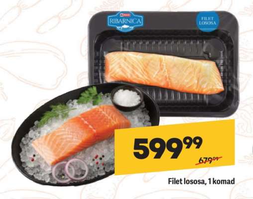 Filet lososa, 1 komad