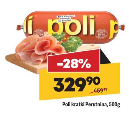 Poli kratki Perutnina 500g