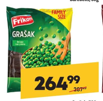 Frikom grašak