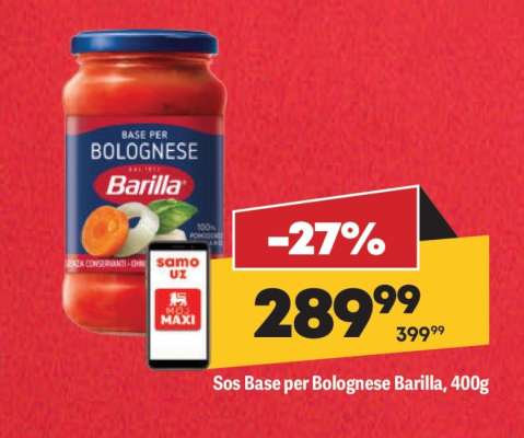 Sos Base per Bolognese Barilla, 400g
