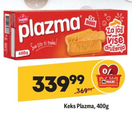 Keks Plazma 400g
