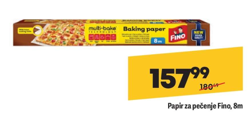 Papir za pečenje Fino 8m