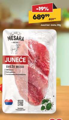 Junečí but - šnicla, 510g