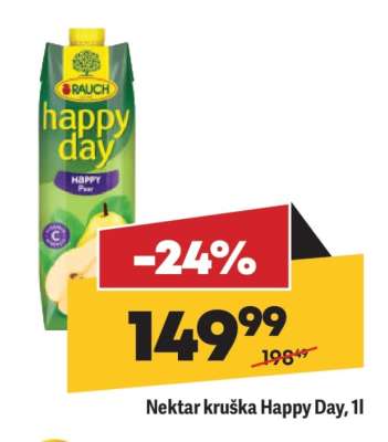 Nektar kruška Happy Day, 1l