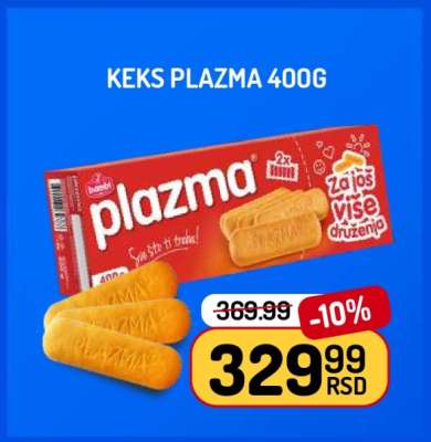 Keks Plazma 400g