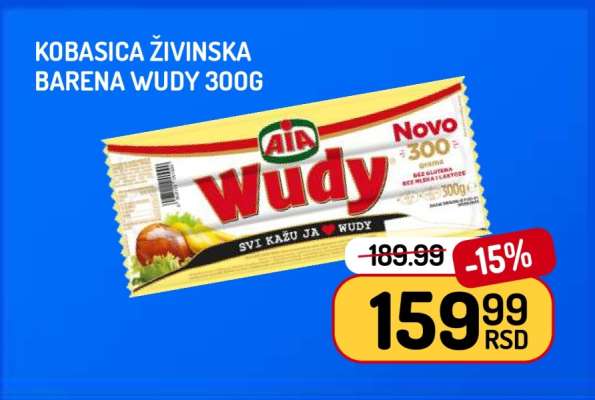 Kobasica Živinska Barena Wudy 300g