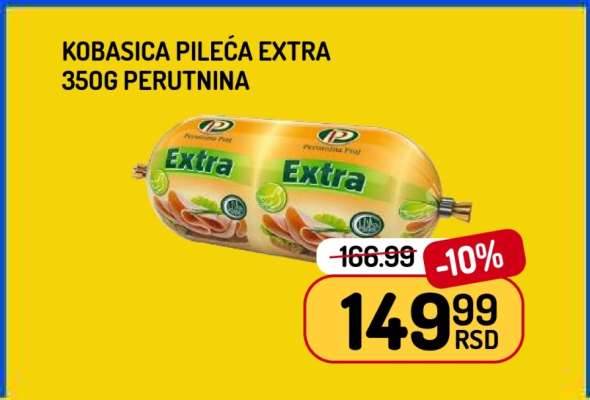 KOBASICA PILEĆA EXTRA 350g PERUTNINA