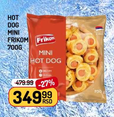HOT-DOG MINI FRIKOM 700g