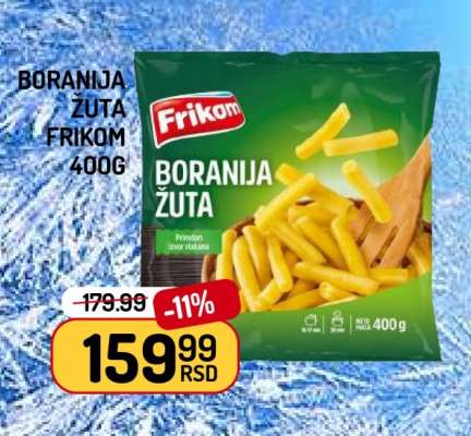 Boranija žuta Frikom 400g