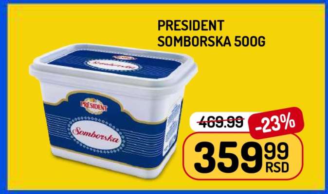 PRESIDENT SOMBORSKA 500g