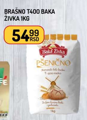 Brašno T400 Baka Živka 1kg
