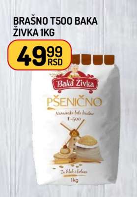 Brašno T500 Baka Živka 1kg