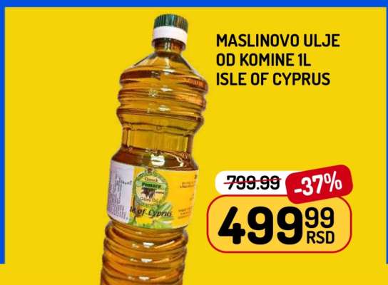 Maslinovo ulje od komine 1L Isle of Cyprus
