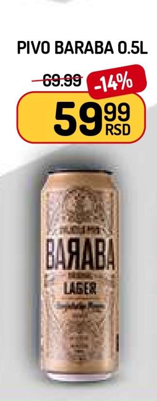 Pivo Baraba 0,5l