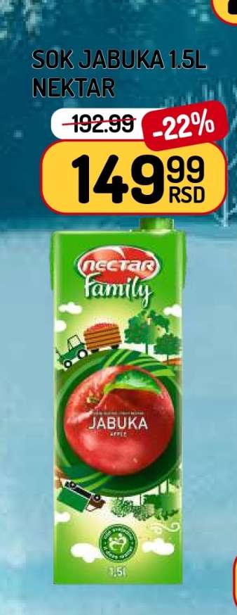 Sok Jabuka 1.5l Nektar