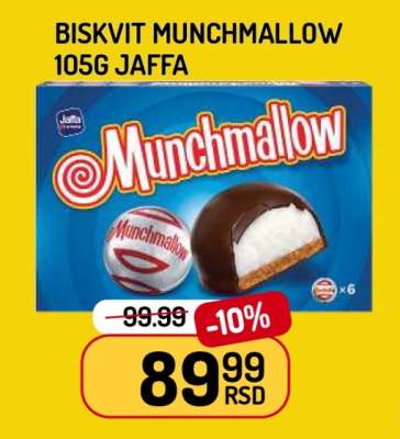 Biskvit Munchmallow 105g Jaffa