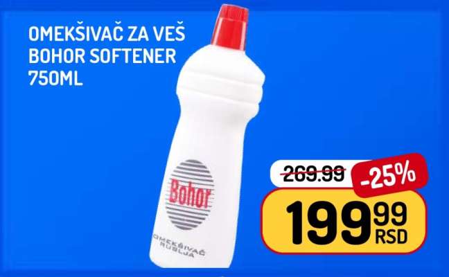 Omekšivač za veš Bohor Softener 750ml