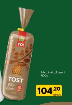 Hleb tost to! tamni