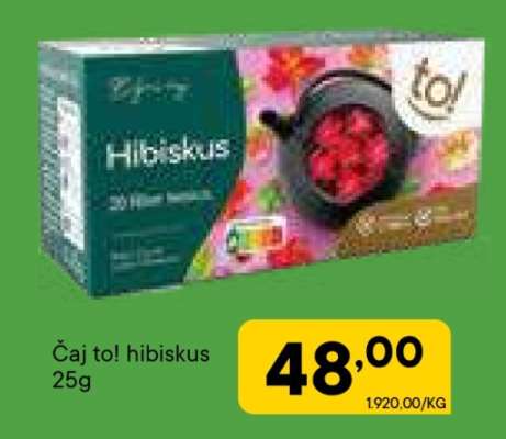 Čaj to! hibiskus