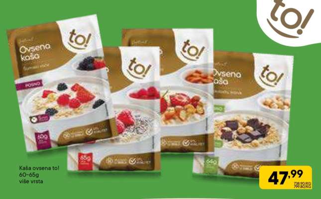 Kaša ovesna to!