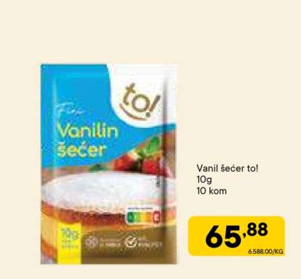 Vanil šećer to!