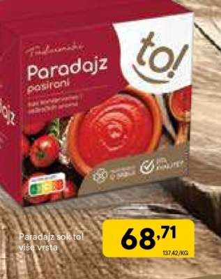 Paradajz sok to! više vrsta