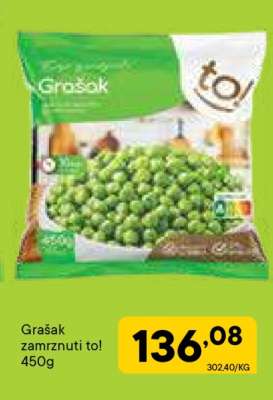 Grašak zamrznuti to!