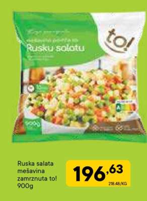 Ruska salata mešavina zamrznuta to!