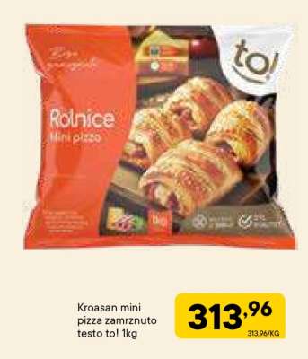 Kroasan mini pizza zamrznuto testo to! 1kg