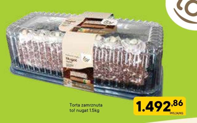Torta zamrznuta tol nugat 1.5kg
