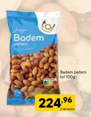 Badem pečeni to! 100g