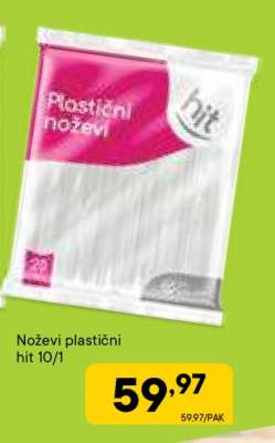 Noževi plastični hit 10/1