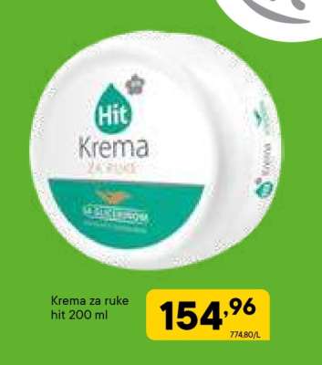 Krema za ruke hit 200 ml