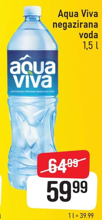 Aqua Viva Negazirana voda