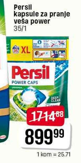 Persil kapsule za pranje veša power