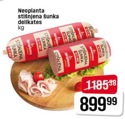 Neoplanta stišnjena šunka delikates