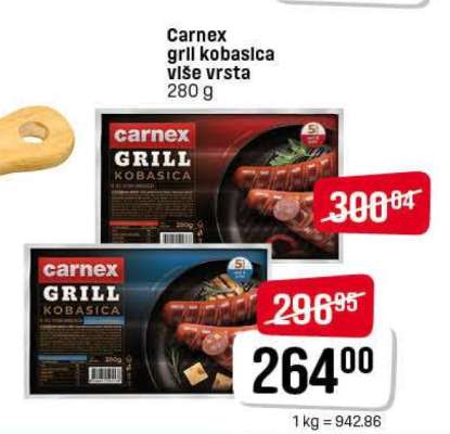 CARNEX GRILL KOBASICA