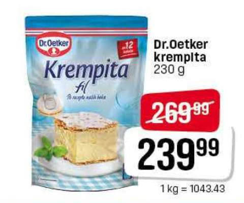 Dr. Oetker krempita