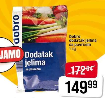 Dobro dodatak Jelima sa povrćem