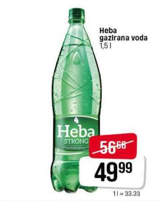 Heba gazirana voda