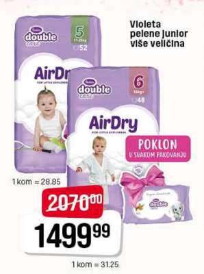 Violeta pelene junior više veličina