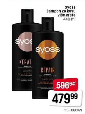 SYOSS Šampon za kosu