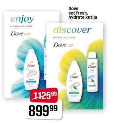 Dove set fresh, hydrate kutija
