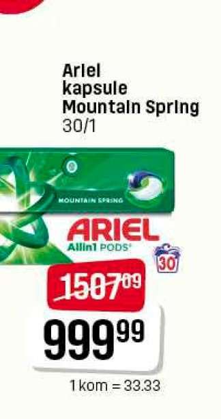 Ariel kapsule Mountain Spring 30/1