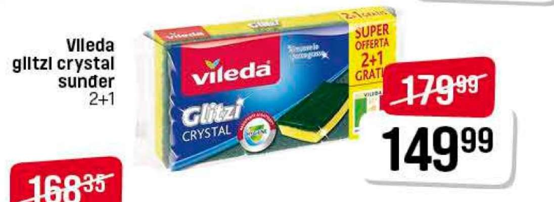 Vileda glitzi crystal sunder 2+1