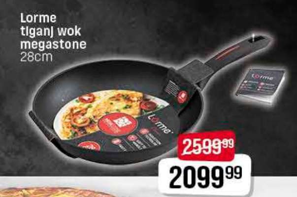 Lorme tiganj wok megastone 28cm