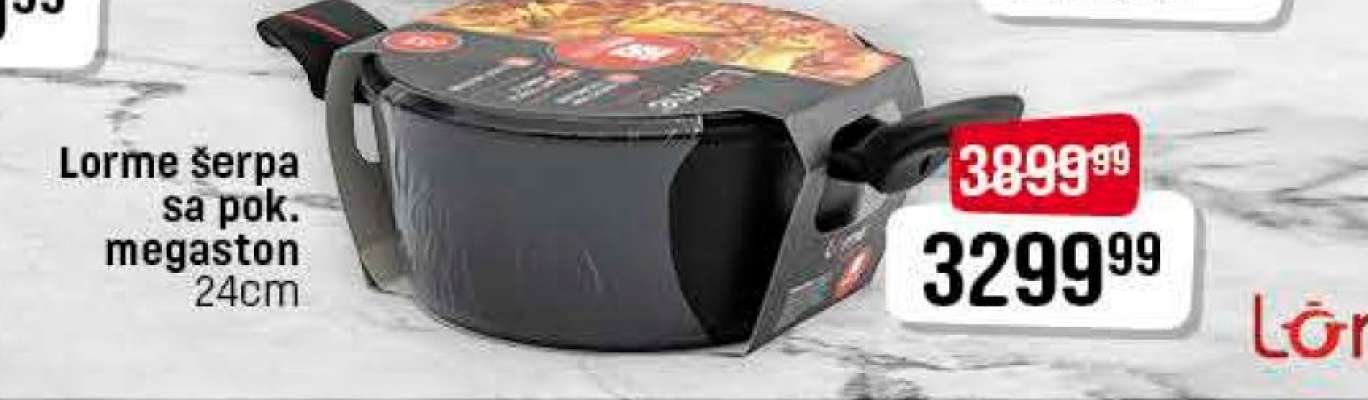 Lorme šerpa sa pok. megaston 24cm