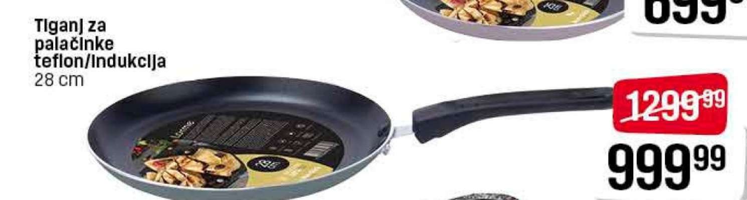 Tiganj za palačinke teflon/indukcija
