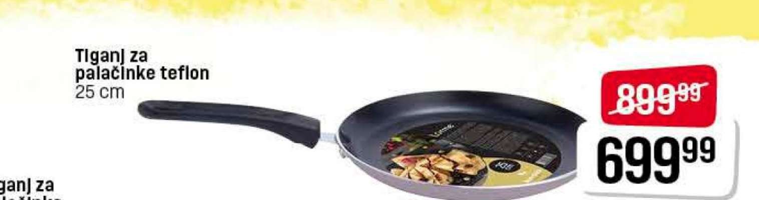 Tiganj za palačinke teflon