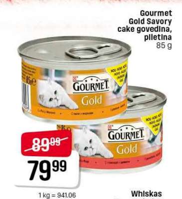 Gourmet Gold Savory cake govedina/piletina